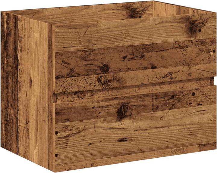 Actual product image vidaXL Vanity unit Wall-mounted vanity unit Bathroom cabinet with built-in basin