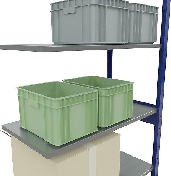 Actual product image eurokraft pro boltless shelving, single row