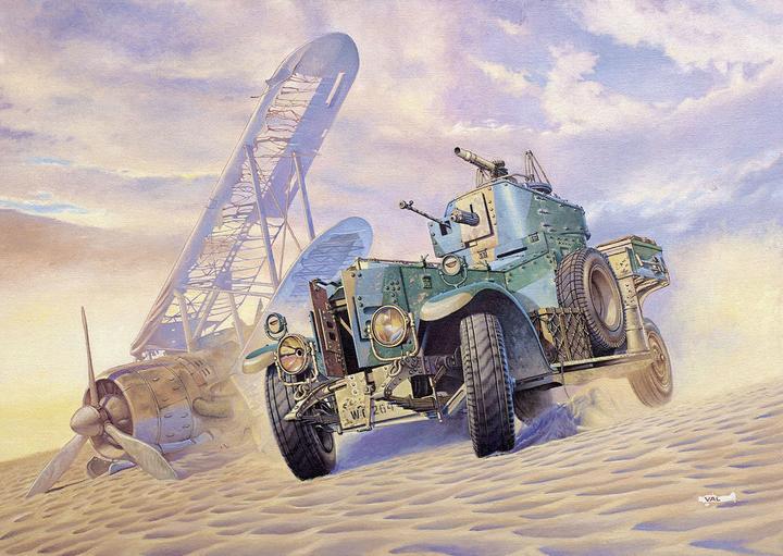 Produktbild Roden British Armoured Car Pattern 1920 Mk.II (modified with sand tyres)