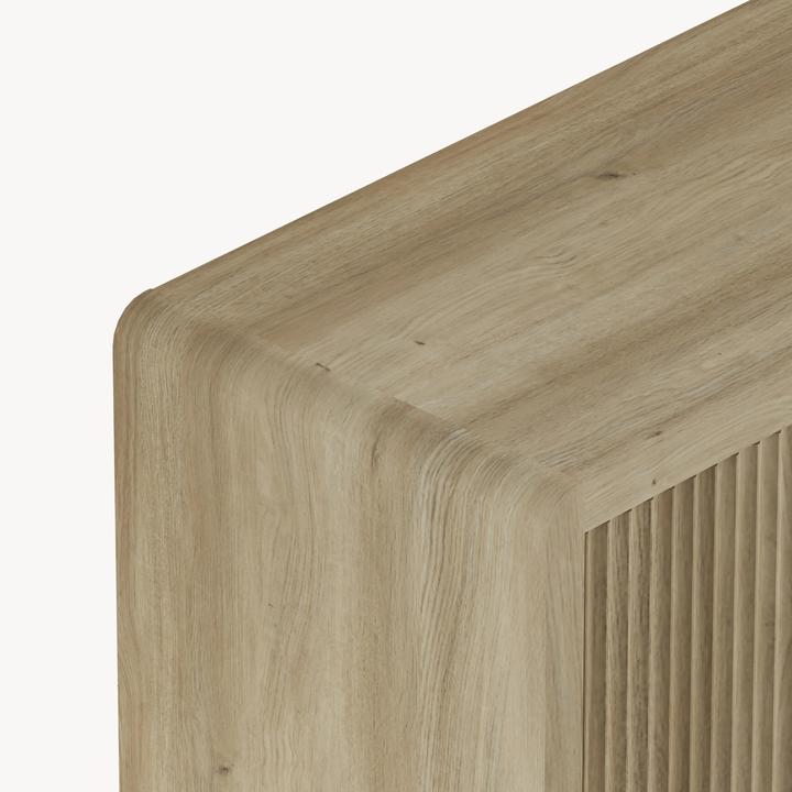 Image du produit En.Casa Kommode Lukkodso 82x75x30 cm Eicheoptik, mittelhell (75 x 30 x 82 cm)