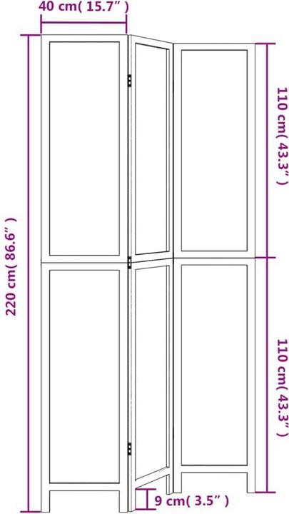 Image du produit vidaXL Paravent