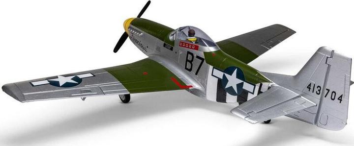 Actual product image E-Flite AVION Mustang P-51D 1000mm EP BNF with AS3X+ and SAFE Select (Warbird)