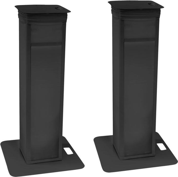 Image du produit Eurolite 2x Stage Stand variable avec housse et sac, noir