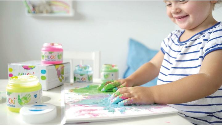 Actual product image Mucki Squeaky Finger Paint (150 ml)