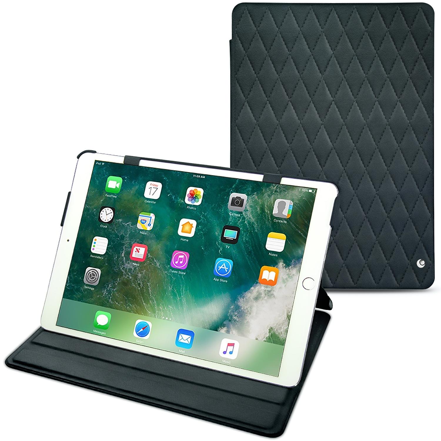 Noreve Lederschutzhülle horizontal (iPad Pro 10.5), Tablet Hülle, Blau