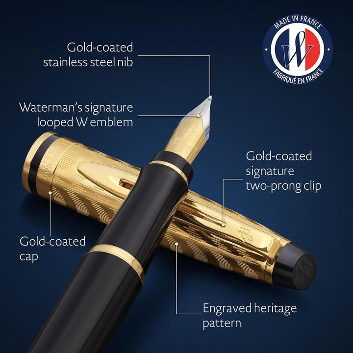 Productafbeelding Waterman Füllfederhalter Expert Deluxe: Opera Collection (Goud, Messing, Zwart, 1x)