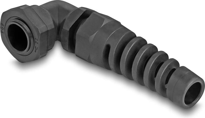 Actual product image Delock Cable gland with strain relief 90° angled PG (1 pcs.)