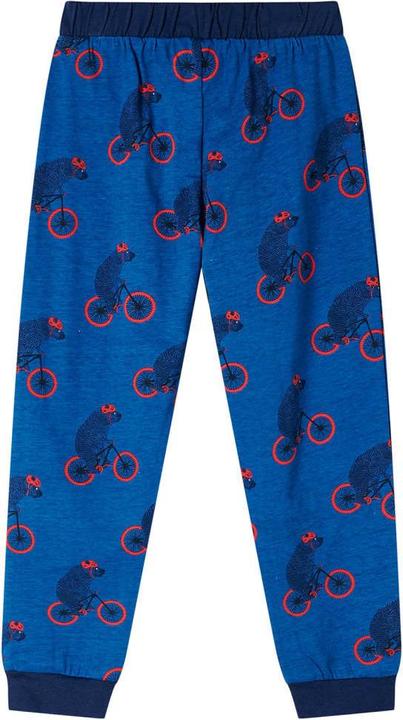 Immagine prodotto VidaXL Pigiama da bambino con maniche lunghe blu petrolio 128,Materiale (128)