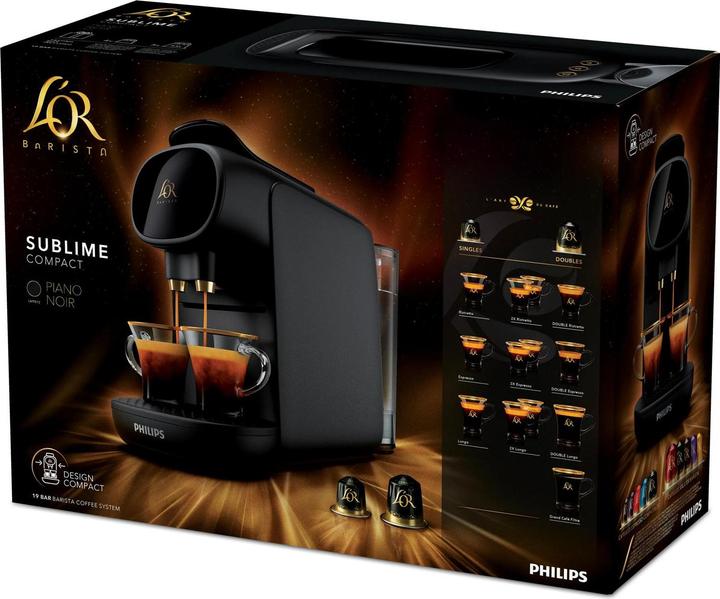 Actual product image Philips Sublime Compact Without Milk Frother, Black (NESPRESSO Vertuo)
