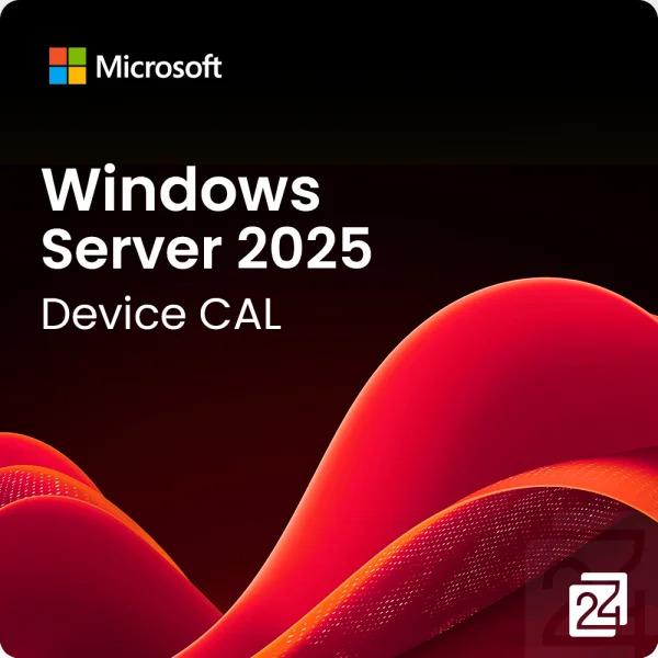 Actual product image Microsoft MS OEM Windows Server CAL 2025 1pk 5 Clt Device CAL (EN) (5 User, unlimited)