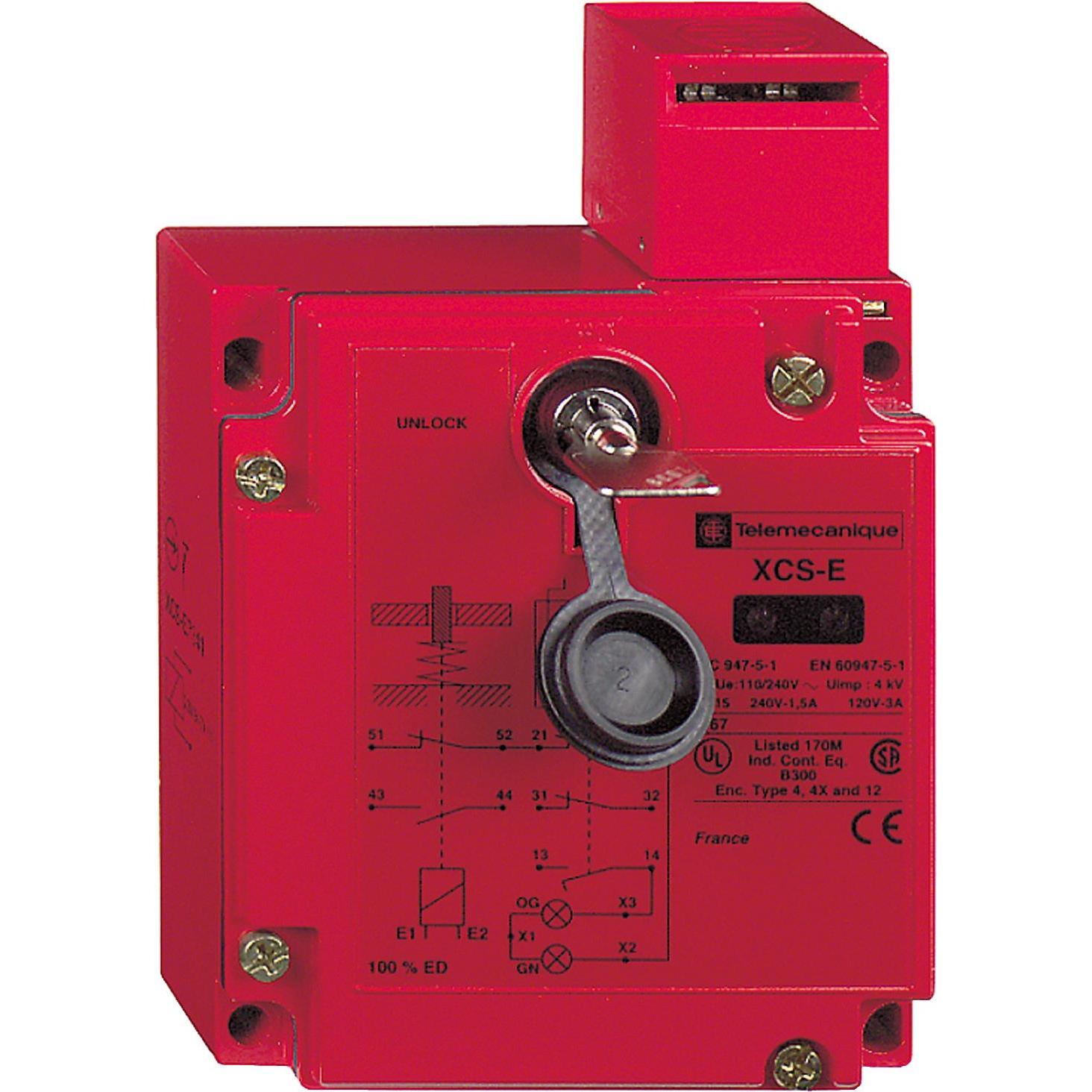 TE Sensors, Systemstromversorgung, Sicherheitsschalter 2S 1Ö PG13