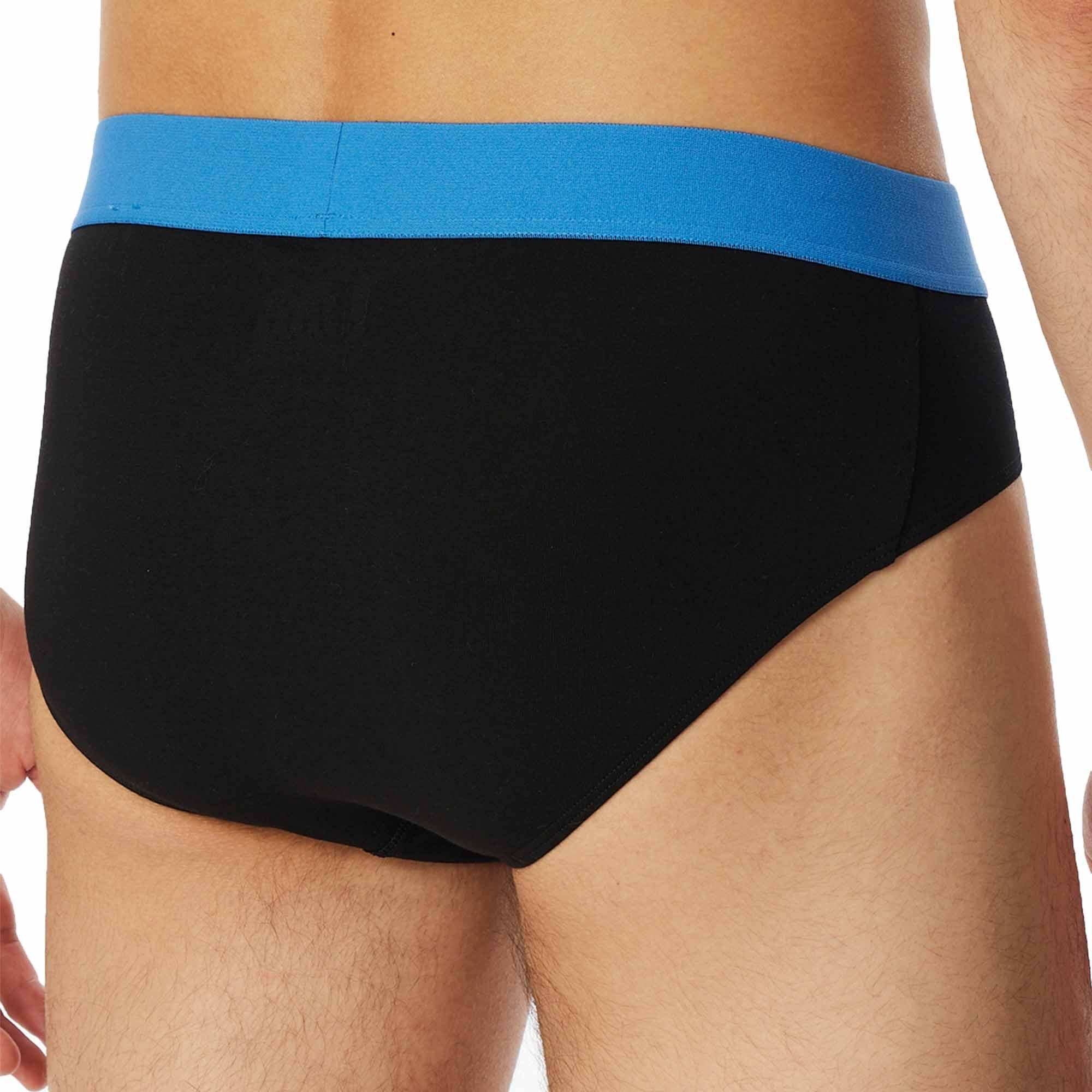 Thumbnail - Schiesser, Herren, Unterhosen, Rioslip 95/5 Organic Cotton, Blau, (XL, 3er Pack)