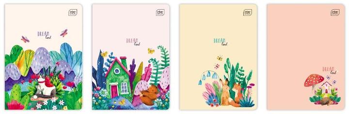 Image du produit Interdruk Carnet de notes A5/16K ligne de couleur Trends Girls (20 pièces) (A5, À rayures, Couverture souple)