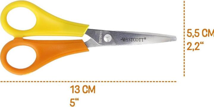Produktbild Westcott Kinderschere mit Mass (13 cm)
