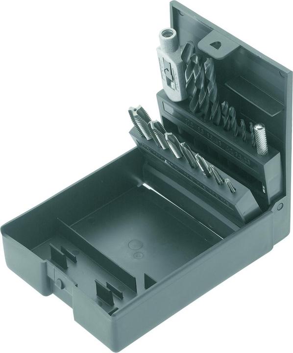 Produktbild Cimco HSS-Gewindebohrer DIREKTSCHNEIDER-Set M3-12, in Metallkassette