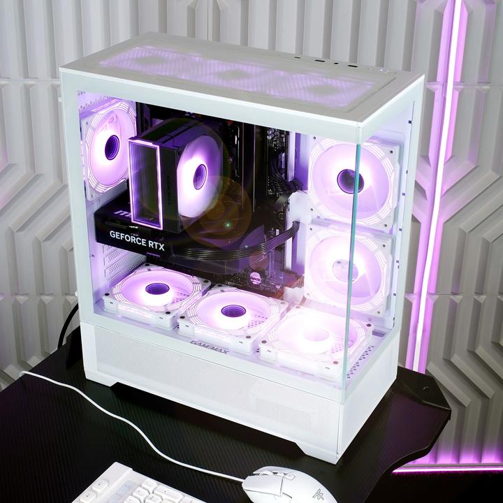 Immagine prodotto GameMax Vista AW 7514 Ryzen 5 9600X WAK 32GB DDR5 1TB SSD RTX 5070 (1000 GB, 32 GB, AMD Ryzen 5 9600X, GeForce RTX 5070)