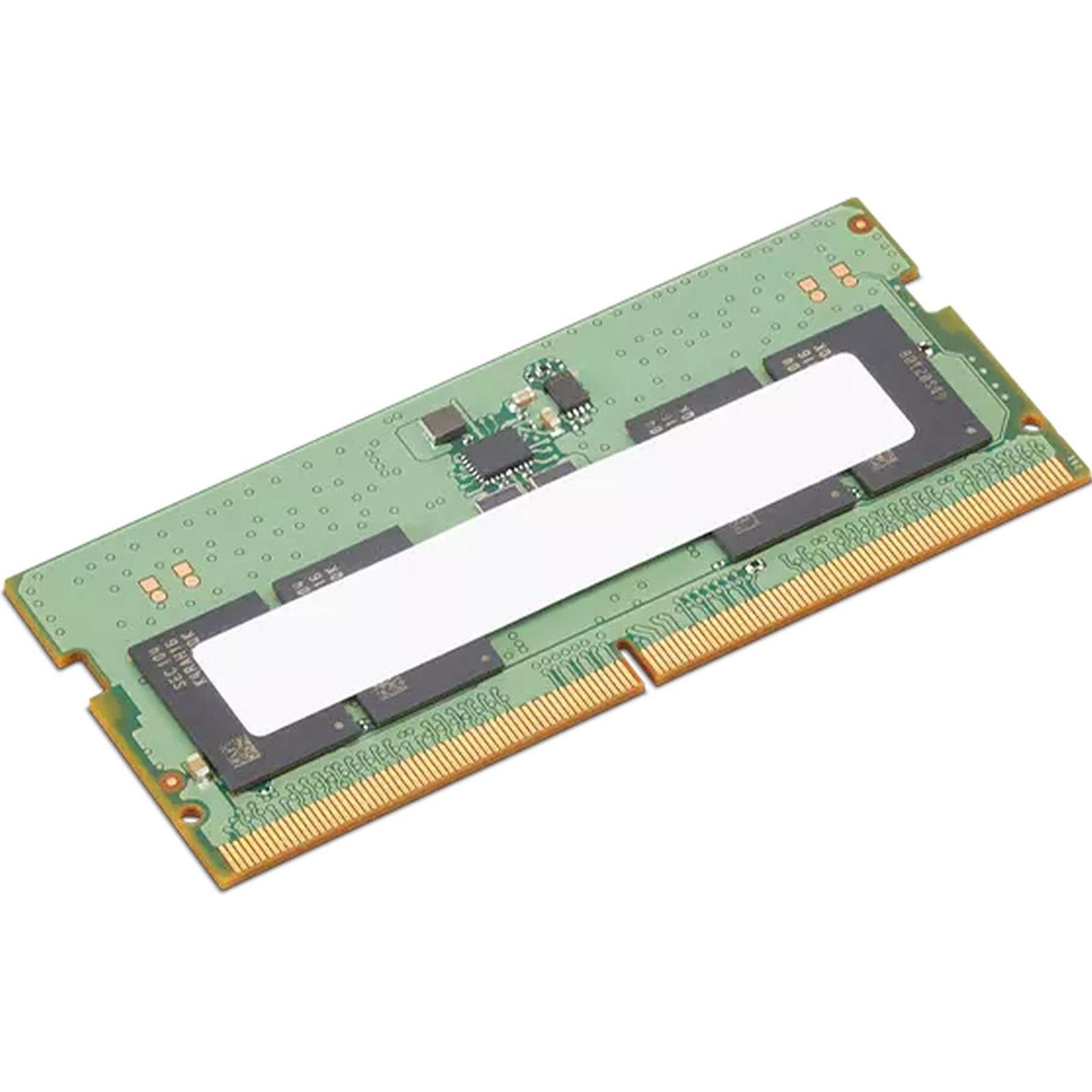 Lenovo 8 GB 1 x 8 GB DDR5 4800 MHz (1 x 8GB, 4800 MHz, DDR5-RAM, SO-DIMM), RAM, Grün