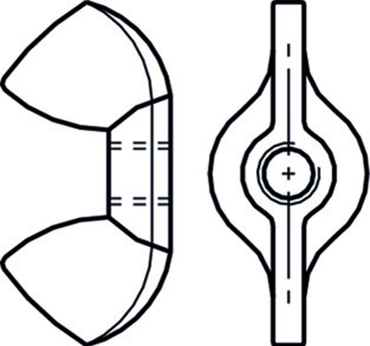 Actual product image Werkstarck Wing nuts (M6)