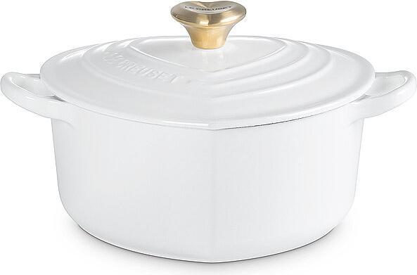 Actual product image Le Creuset Herzbräter Herzknopf 20cm/1,9l (Casserole + Stewpot, Cast iron, Enamel)