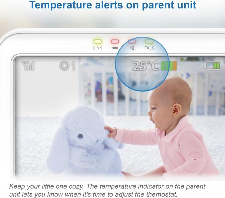 Actual product image VTech VIDEO BABYPHONE VIS XXL BM4550 (Video & Audio, 300 m)