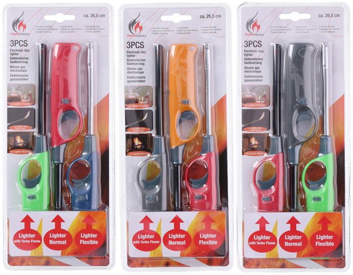 Flame Classics Set di accendini 3 pezzi PL