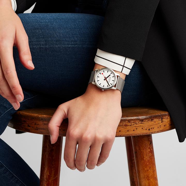 Immagine prodotto Mondaine Semplicemente elegante (Orologio da polso analogico, 36 mm)