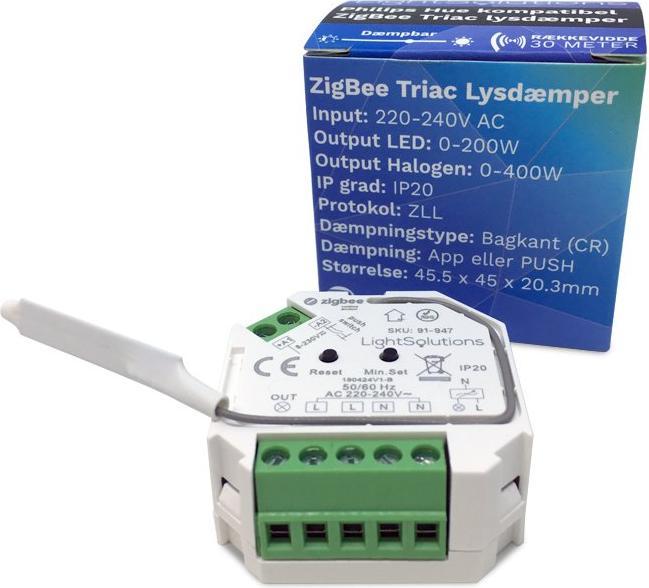 Produktbild Light Solutions Mini ZigBee Triac Lysdaemper - 200W