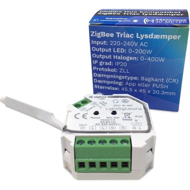 Light Solutions, Zubehör Beleuchtung, Mini ZigBee Triac Lysdaemper - 200W