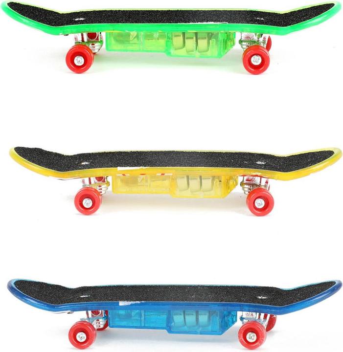 Image du produit Toi-Toys Finger-Skateboard avec lumière et roues supplémentaires