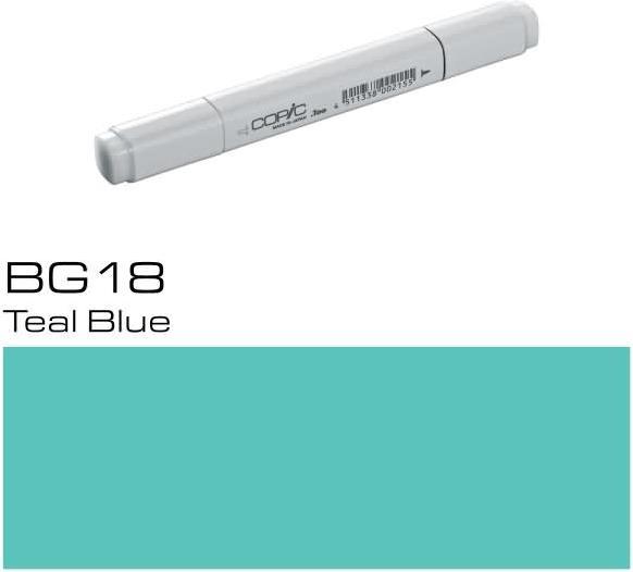 Image du produit Copic Marqueur graphique Classic Type BG - 18 (BG18 - Bleu sarcelle, 1 x)