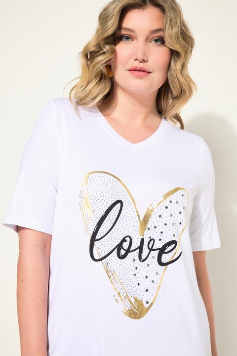 Produktbild Miamoda T-Shirt, A-Linie, LOVE Herz, Halbarm (52)