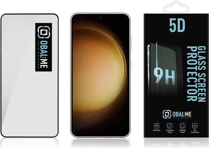 Produktbild Obal:Me 5D Glass Screen Protector for Samsung Galaxy S23 Black (1 Stk., Samsung Galaxy S23+)