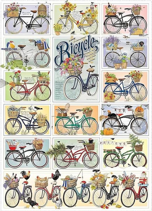 Immagine prodotto Cobble Hill Puzzle 1000 pezzi Biciclette (1000 pezzi)