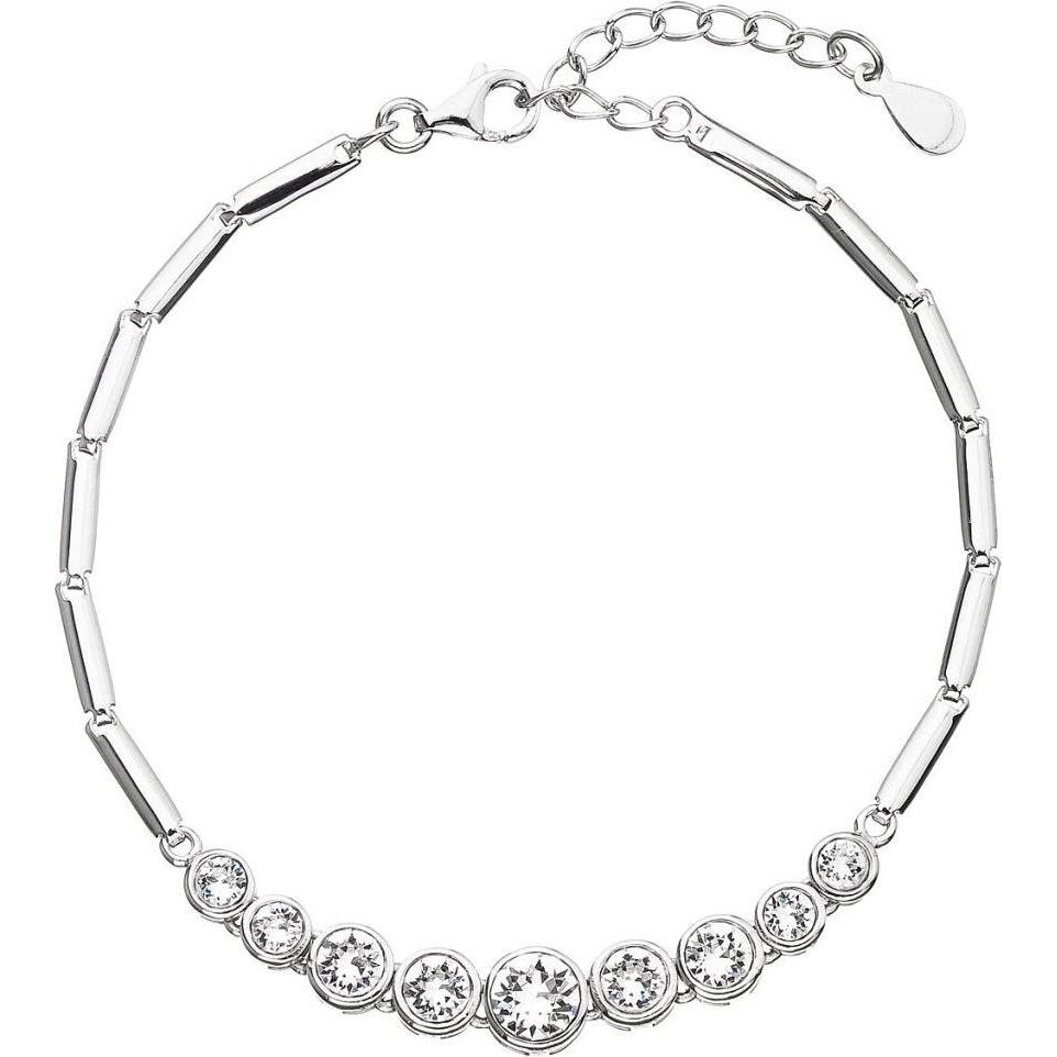 Evolution Group, Armschmuck, Silver bracelet with Swarovski 33111.1 (L)