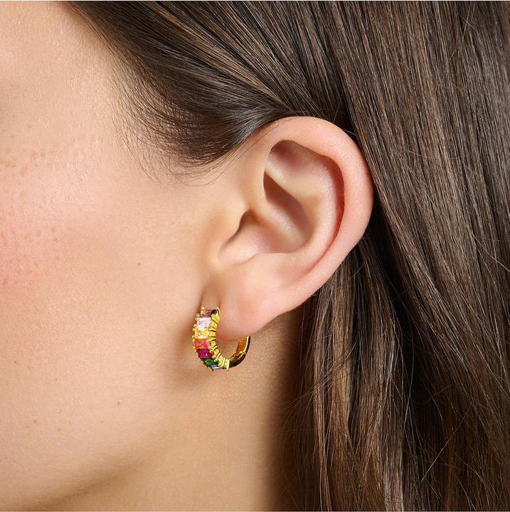 Immagine prodotto Thomas Sabo Creoli pietre colorate pavé d'oro (Argento 925)