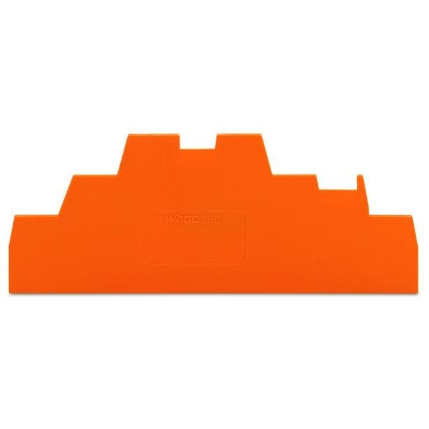 25x Wago Distanzplatte, Elektronikzubehör + Gehäuse, Orange
