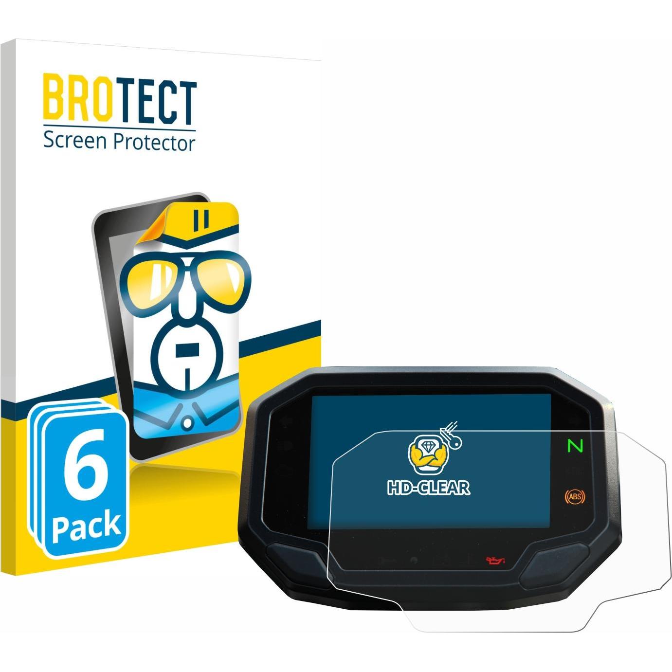 BROTECT, Fahrzeug Navigation Zubehör, Schutzfolie Displayschutz Displayschutzfolie Folie Klar Transparent
