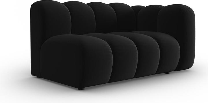 Actual product image Micadoni Velvet Right Modular Sofa, "Lupine", 2 Seats, 145x95x70Made in Europe (2 person sofa)