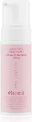 Actual product image Nacomi Zero Pore & Blemishes Cleansing Foaming Face Wash Marshmallow 150Ml (Cleansing Foam, 150 ml)