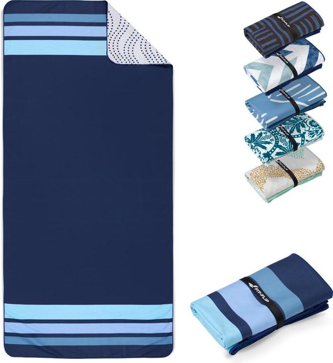 Image du produit Fit-Flip Strandtuch XXL Mikrofaser schnelltrocknendes Badetuch 200x90cm (200 x 90 cm)