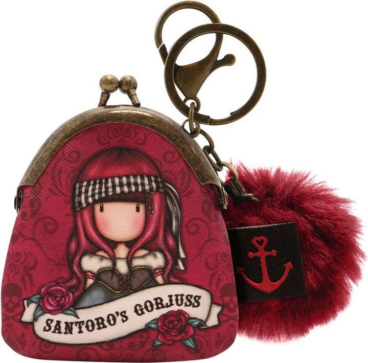 Actual product image Santoro Gorjuss Pirates Mary Rose purse - key fob