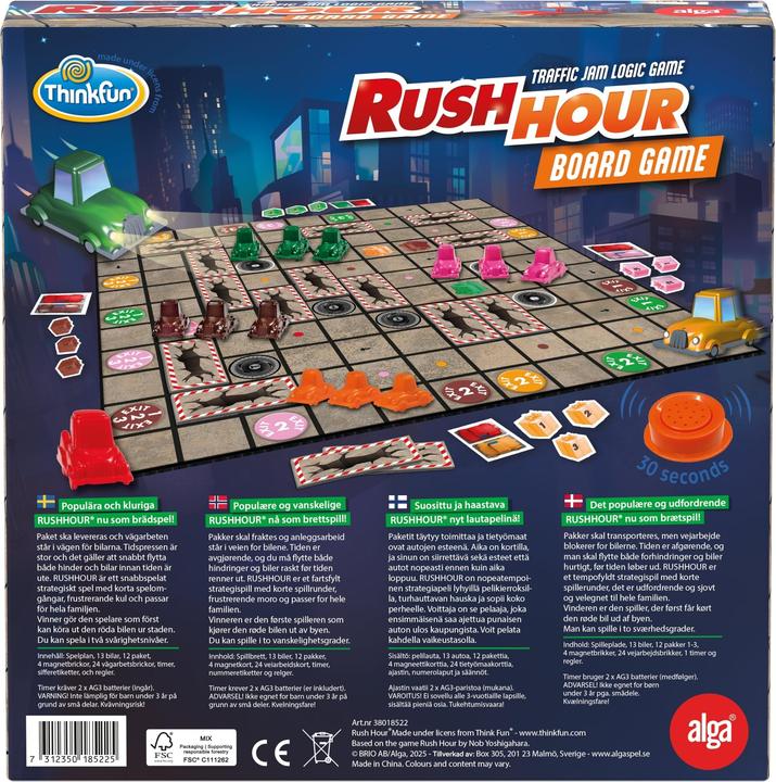 Produktbild Alga Rush Hour Board Game (Deutsch)