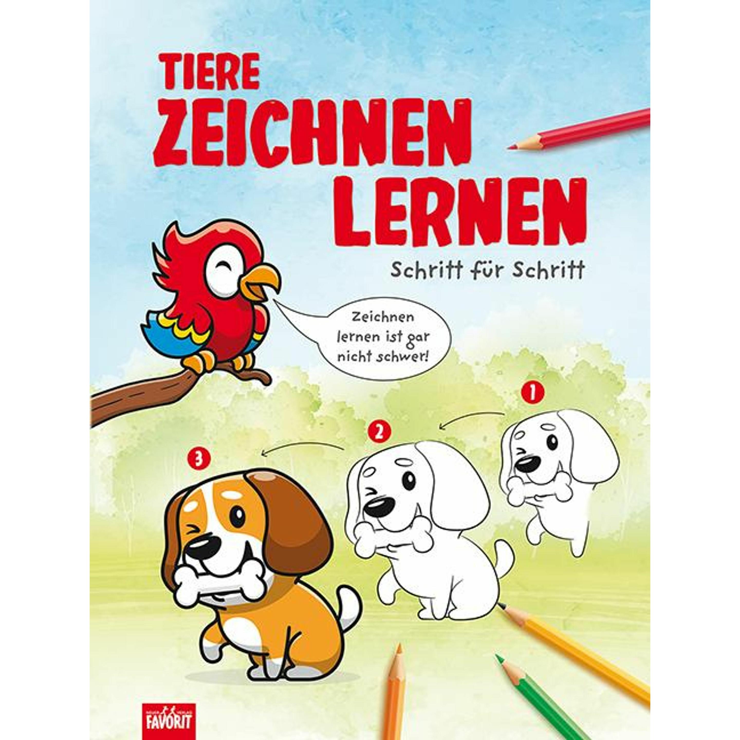 Tiere zeichnen lernen, Kinderbücher