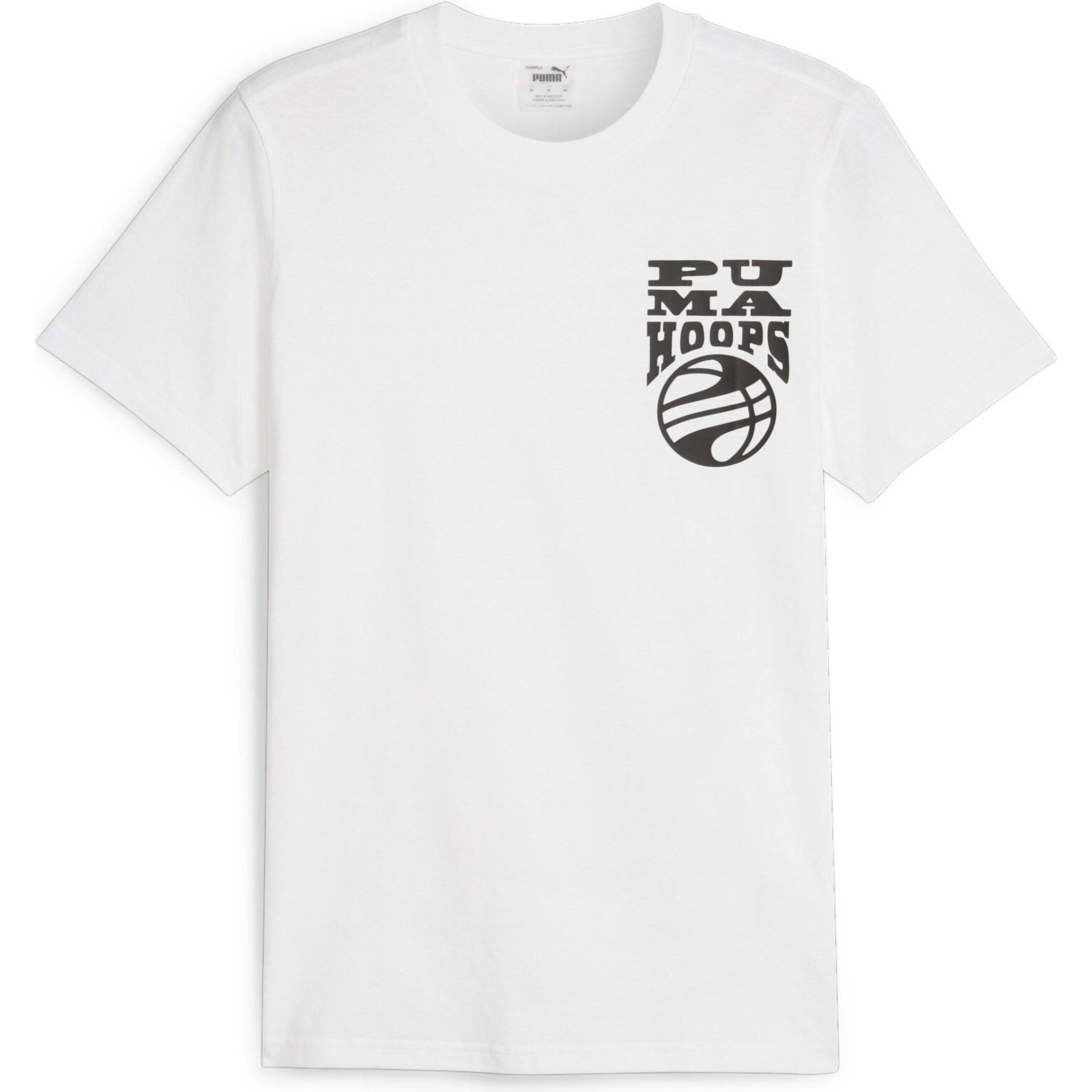 Puma, Herren, Sportshirt, t-shirt pua the hooper (M), Weiss, M