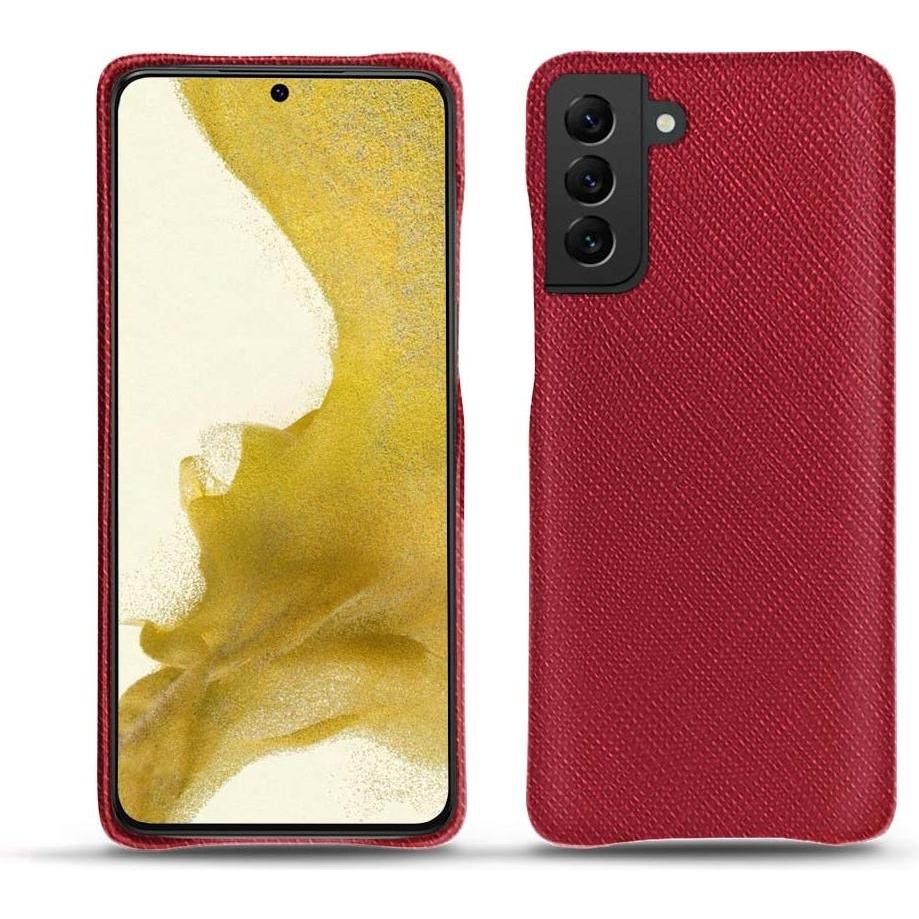 Noreve Lederschutzhülle (Samsung Galaxy S22), Smartphone Hülle, Rot