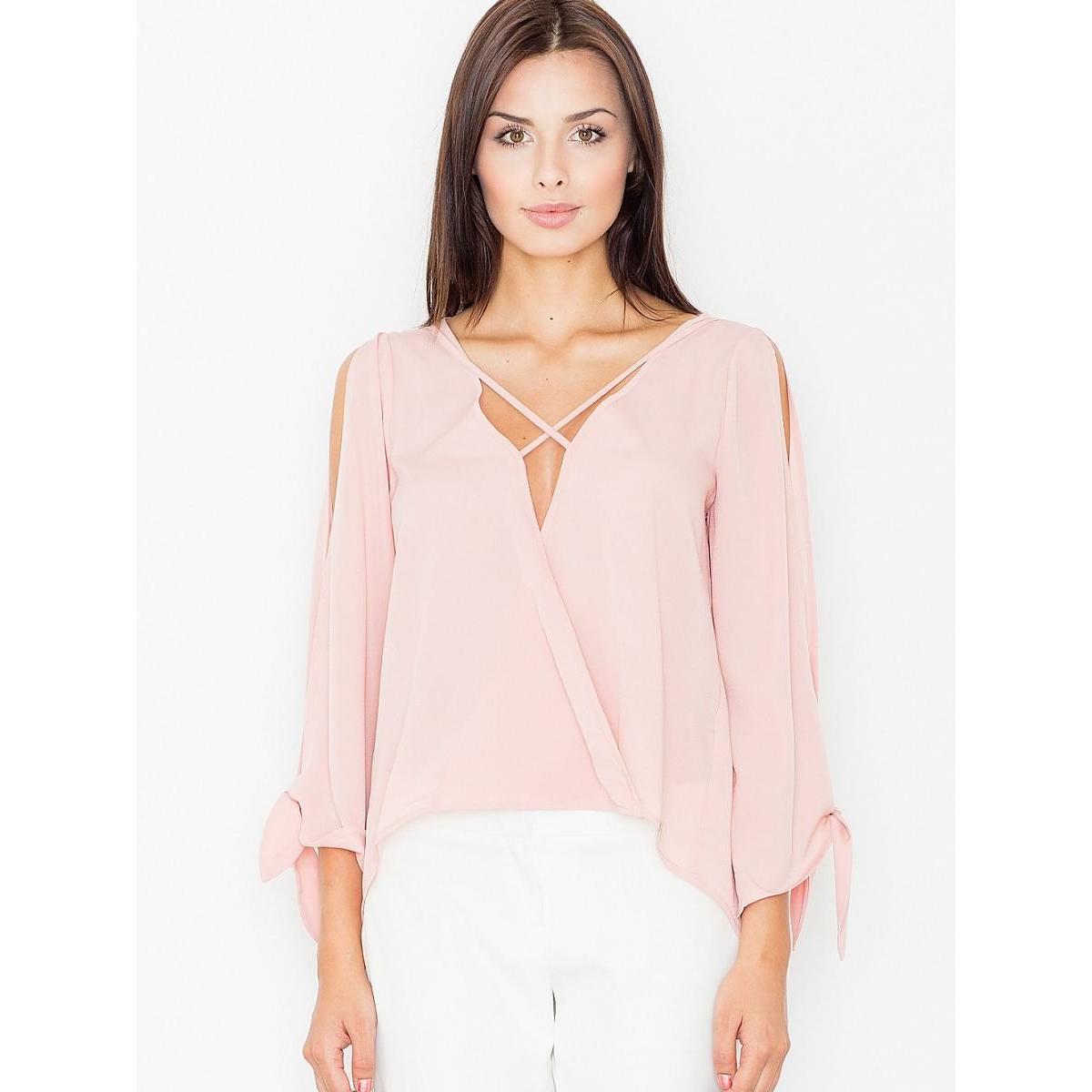 Figl, Damen, Bluse, Bluse, Rosa, (XL)