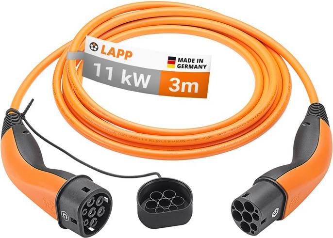Productafbeelding Lapp Mobility Ladekabel Typ 2, bis zu 11 kW, 3 m, orange (Type 2, 11 kW, 3 m)