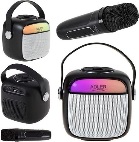 Actual product image Adler Karaoke speaker with microphone
