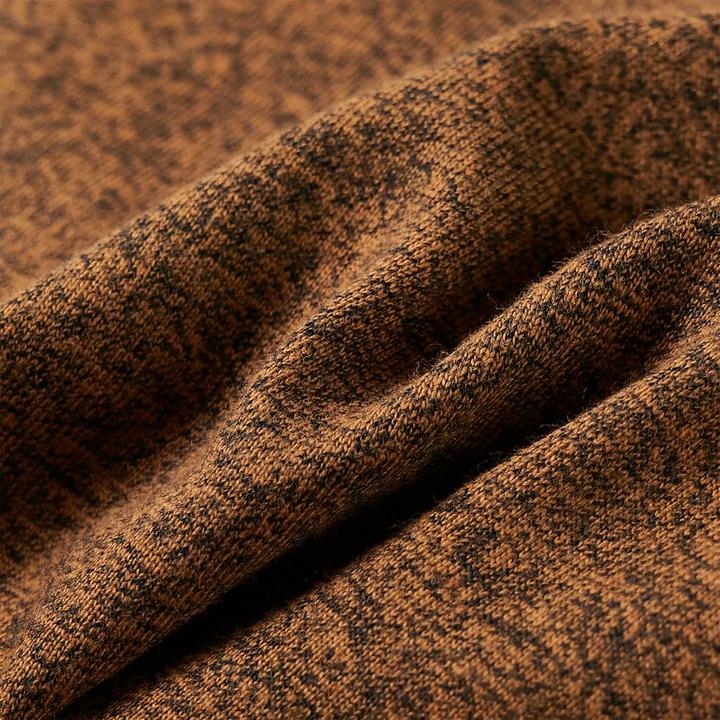 Produktbild vidaXL Kinder-Langarmshirt Cognac Melange 116,Material: 50 (116)