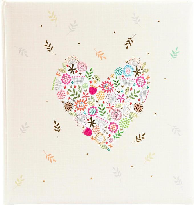 Produktbild Goldbuch Hochzeitsalbum Flowers in the Heart Mehrfarbig (31 x 30 cm)